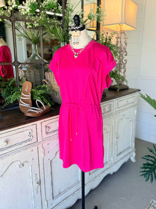 Fuchsia Mini Dress by Umgee L / Fuchsia Fuchsia Mini Dress by Umgee L / Fuchsia