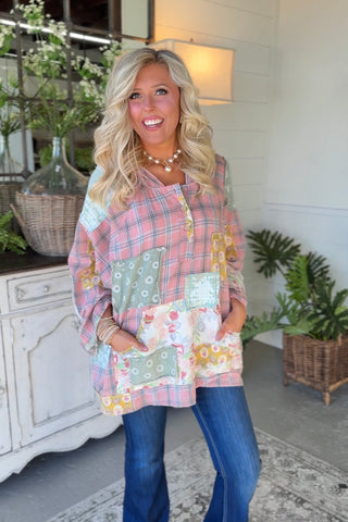 Ansley Pale Blush Shirts & Tops Blue Velvet