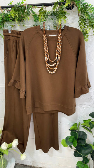 Easy Going Top Coco Brown