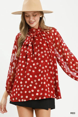 Soft Spot Top Red by Umgee Shirts & Tops Umgee