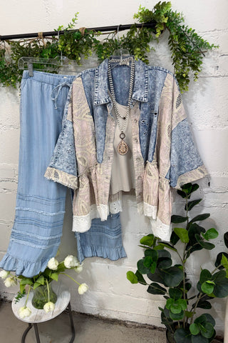 Jimmi Top Denim by POL Clothing