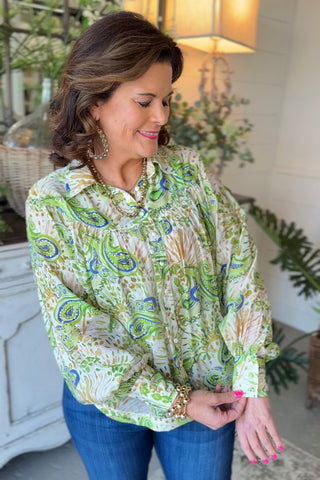 Ellen Top Lime by Eesome Shirts & Tops eesome