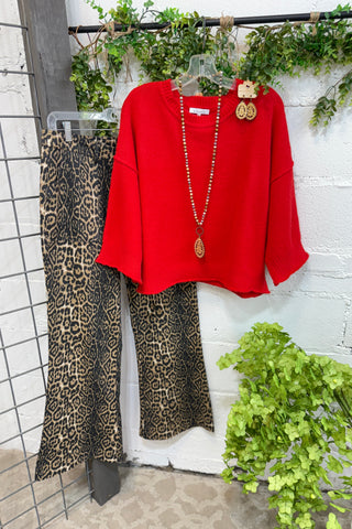 Troublemaker Sweater Red