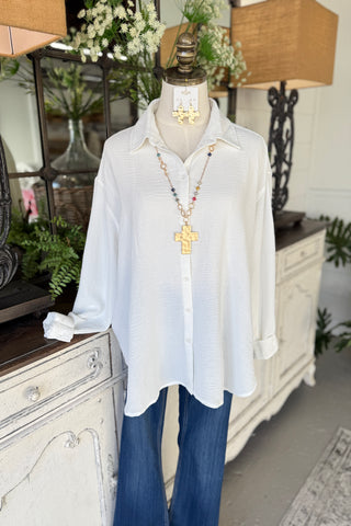 Ada Ivory Shirts & Tops Mittoshop