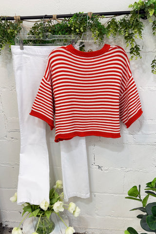 Beasley Cardi Red by Peach Love Cardigan Peach Love