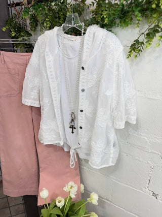 Natalie Top Off White Shirts & Tops Pol Clothing