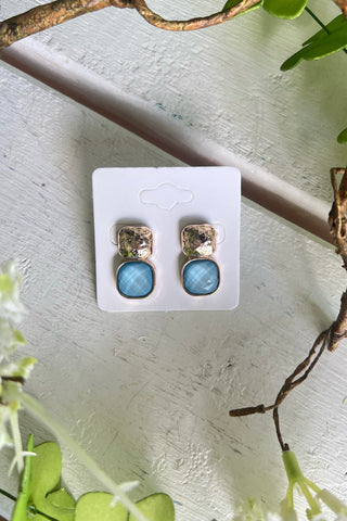 Esme Earrings Magenta Earrings A and B Fashion