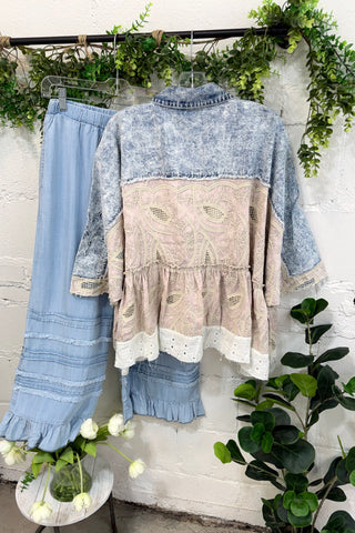 Jimmi Top Denim by POL Clothing