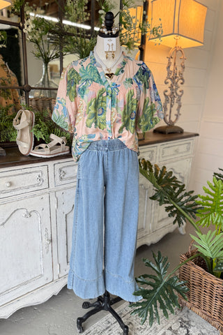 Carla Top Forest Mix Shirts & Tops Gigio