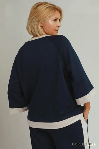 Sharlene Top Midnight Blue