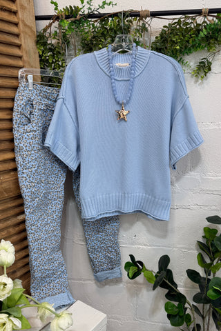 Windward Sweater Dream Blue Sweater Cotierra