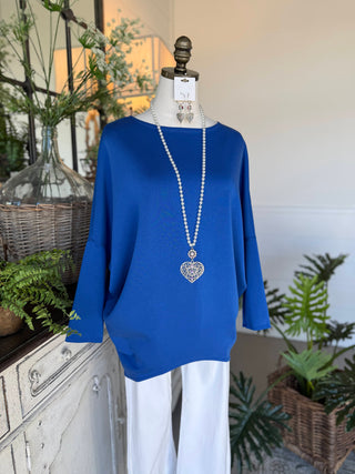 Amble Royal Blue New Color Shirts & Tops Charlotte Avery