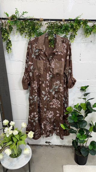 Janessa Midi Dress Chocolate Dresses Prospero
