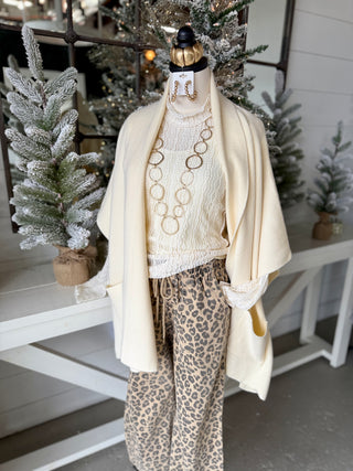 Sensation Cardi Cream by Umgee Cardigan Umgee