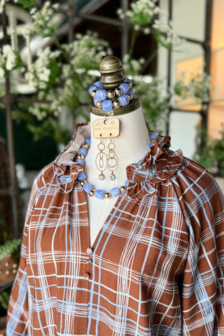 Ortega Necklace Lt Blue