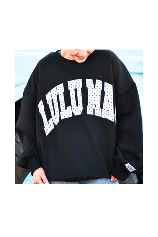 Lulu Mac Black/White Polka Dot Sweatshirt Girlie Girl Originals