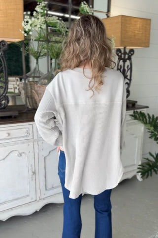 Wendi Light Taupe Shirts & Tops Rae Mode