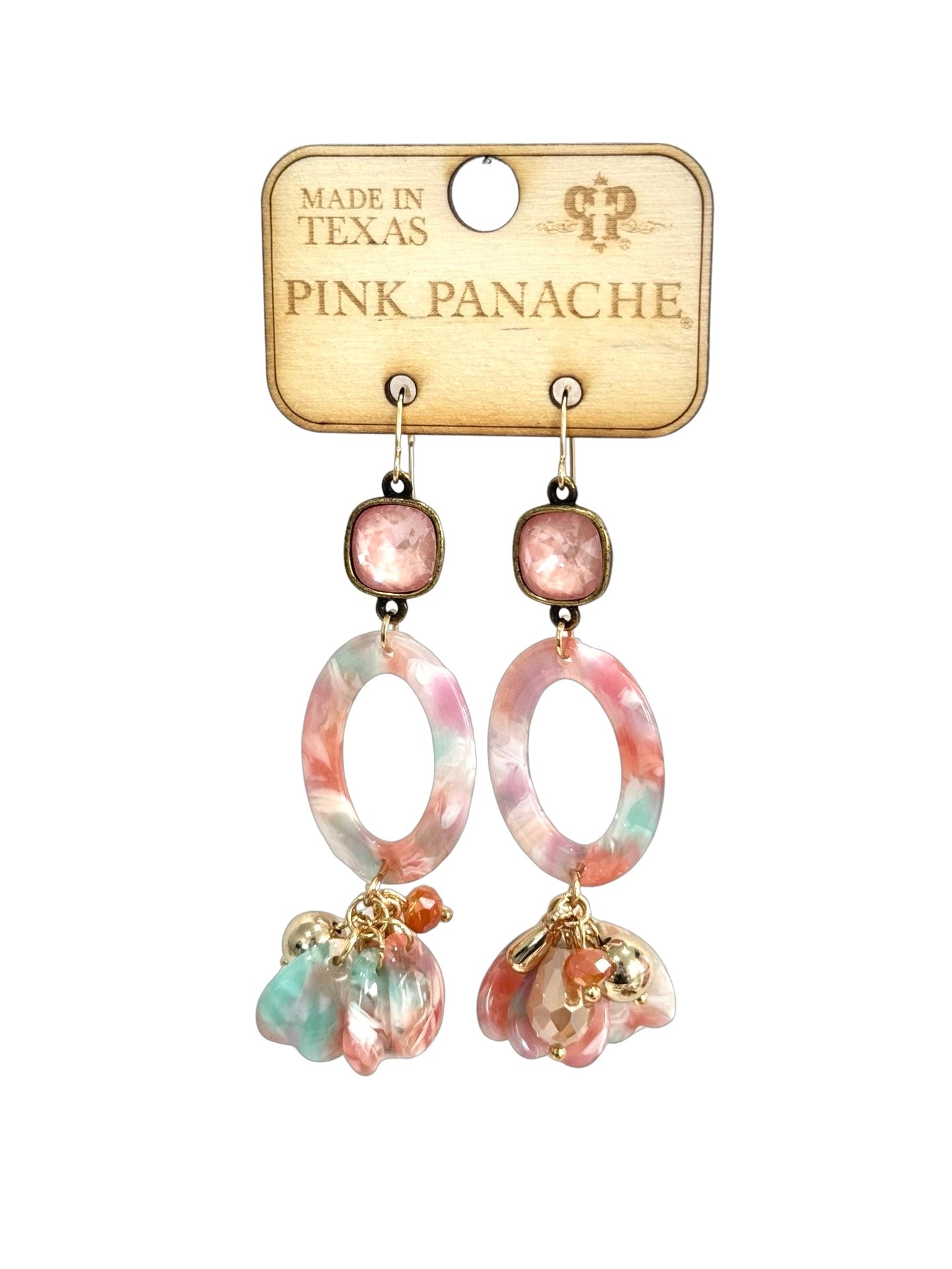 Frills Earrings  Pink Panache   