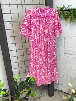 Beatrice Midi Dress Peony by Umgee Dresses Umgee