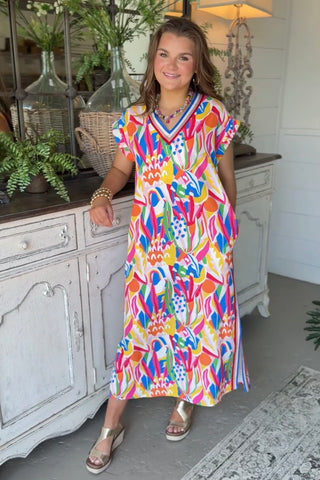 Vibrance Dress Orange Yellow by Jodifl Dresses Jodifl