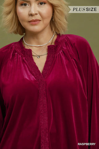 Maggie Top Raspberry by Umgee