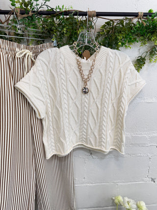 Ozark Sweater Off White by Entro