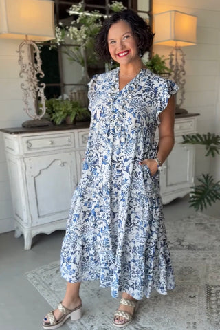 Willodean Long Dress Chambray