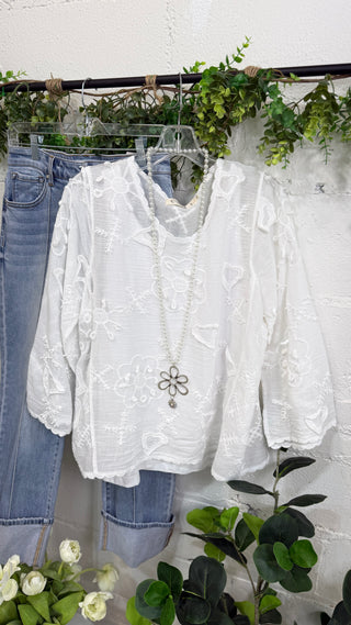 Provence Top White Shirts & Tops Originalusa