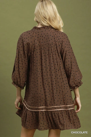 Sherwood Dress Chocolate by Umgee