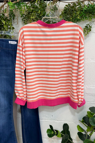 Ailene Top Coral/Hot Pink Shirts & Tops Zenana