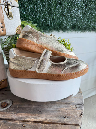 Calm Down Gold by Corky’s Shoes Hey Girl by Corky's