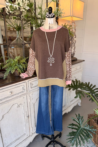 Transitions Top Coffee by Easel Shirts & Tops Easel