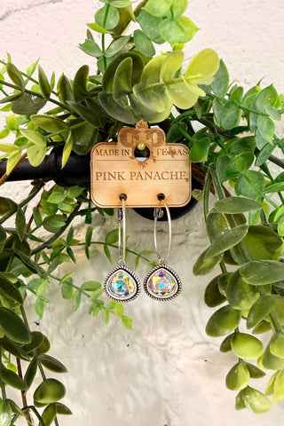 Arabella Earrings Silver by Pink Panache