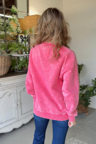 Molly Fuchsia Sweatshirt Zenana