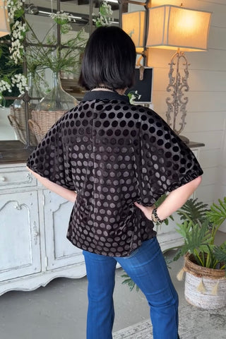 Manhattan Top Black by Umgee Shirts & Tops Umgee