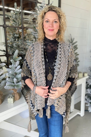 Wrenley Wrap Navy Multi wrap K & K Interiors