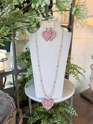 Sweetness Necklace Pink by Pink Panache Necklaces Pink Panache