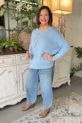 Emerson Sweater Lt. Blue Sweater Miracle