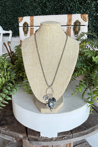 Sasha Necklace Silver/Blue