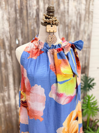 Emma Kate Dress Blue Dresses Glam