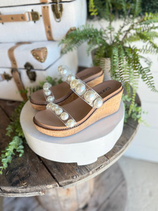 Happy Go Lucky Clear by Corky’s Sandal Corky's Footwear