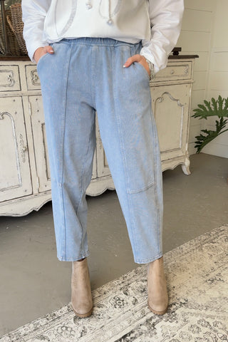 Harper Lt Blue Pants Blu Pepper