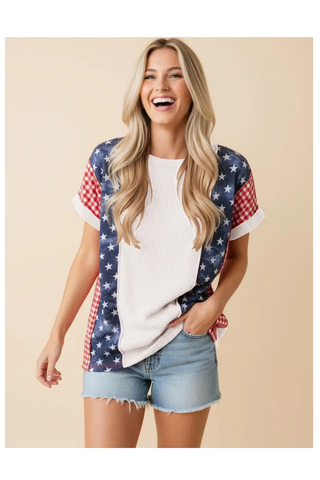 Firecracker Top Cream Shirts & Tops Heimish USA
