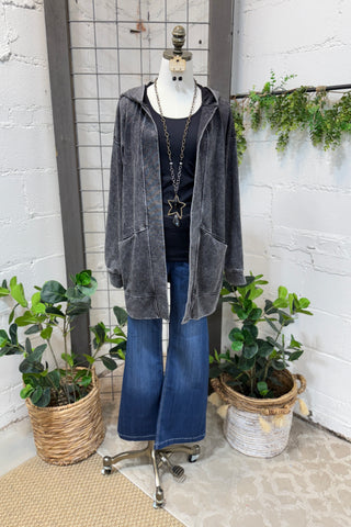 Lexley Cardi Wash Black Cardigan Staccato