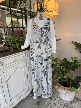 Jensen Jumper Ecru Overalls 111% Lino