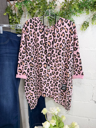 Notorious Top Pink Leopard Shirts & Tops YOLLY