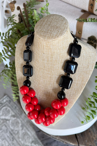Cherry Bomb Necklace Red