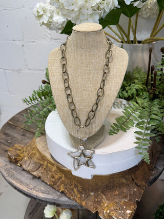 Trio Star Necklace Mixed