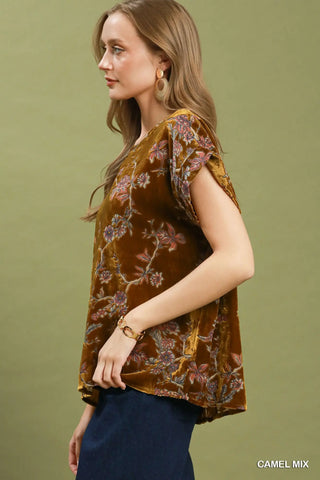 Karma Top Camel by Umgee Shirts & Tops Umgee