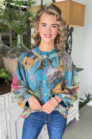 Colleen Teal by Jodifl Shirts & Tops Jodifl